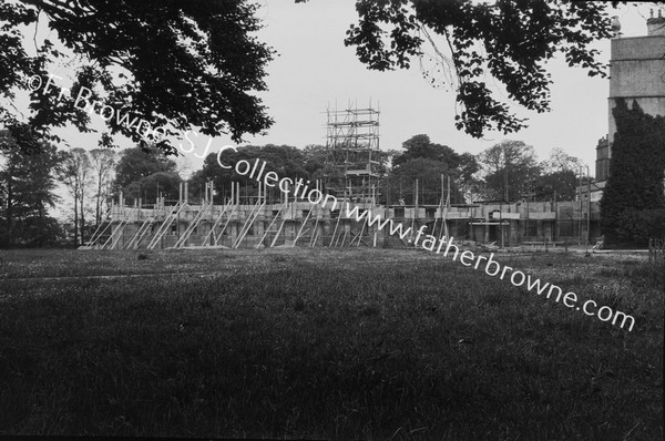 JUNIORS' BUILDING IN COURSE OF ERECTION RATHFARNHAM CASTLE